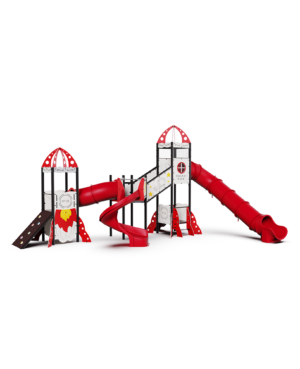 Cohete, juego temático para parques infantiles