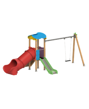 Torre Isis, conjunto multijuego para parques infantiles